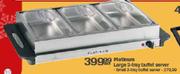 Platinum Small 3-Tray Buffet Server Each