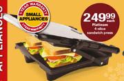 Paltinum 4-Slice Sandwich Press Each