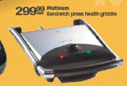 Paltinum Sandwich Press Health Griddle Each