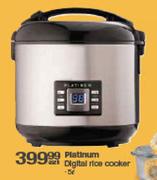 Platinum Digital Rice Cooker-5l Each
