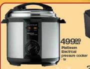 Platinum Electrical Pressure Cooker-5l Each