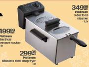 Platinum Stainless Steel Deep Fryer-3l Each