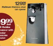 Platinum Stainless Steel Can Opener-Each