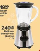 Platinum Blender With Glass Jug-1.5l