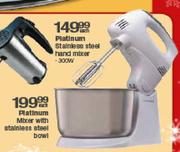 Platinum Mixer With Stainless Steel Bowl-Each
