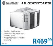 Russell Hobbs 4 Slice Satin Toaster