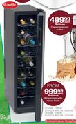 Platinum Wine Cooler With Mirror Finish-12 Bottle Each 