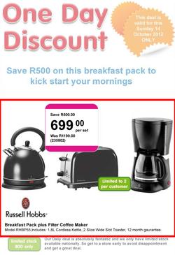 Makro : One Day Discount (14 October 2012 Only), page 1