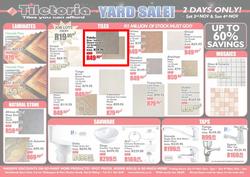 Tiletoria Johannesburg : Yard Sale (3rd & 4th November 2012 Only), page 1