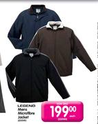 Legend Mens Microfibre Jacket-each