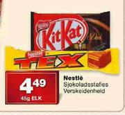 Nestle Sjokoladestafies Verskeidenheid-45g elk