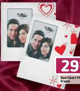 Red Heart Picture Frame