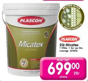 Plascon Micatex-20Ltr-White