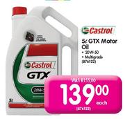 Castrol GTX Motor Oil-5Ltr(20W-50)