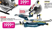 Ryobi 254mm Sliding Mitre Saw 2000W-Each