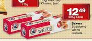 Bakers Strawberry Whirls Biscuits-200gm