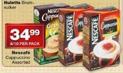Nescafe Cappuccino Assorted-8/10 Per Pack