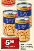 Pot O' Gold Butter/Kidney Beans-400gm