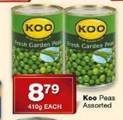 Koo Peas Assorted-410gm