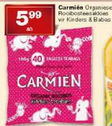 Carmien Organiese Rooibosteesakkies Vir Kinders & Babas