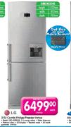 LG Combi Fridge/Freezer Innox-315l
