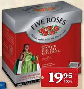 Five Roses Tagless Teabags-100's