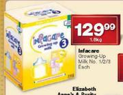 Infacare Growing-Up Milk No. 1/2/3-1.8kg