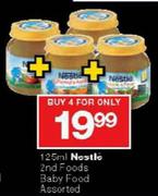Nestle 2nd Foods Baby Food Assoretd-4x125ml