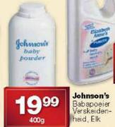 Johnson's Babapoeier Verskeidenheid-400g Elk