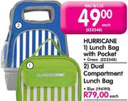 Dual Compartment Lunch Bag Each  
