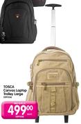 Tosca Canvas Laptop Trolley Large Each 