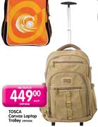 Tosca Canvas Laptop Trolley Each 