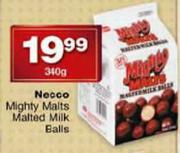 Necco Mighty Malts Malted Milk Balls-340g