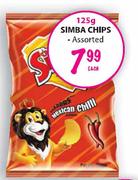 Simba Chips Assorted-125g Each 