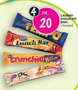 Cadbury Chocolate Bars Assorted-4's