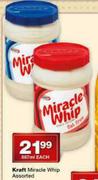 Kraft Miracle Whip-887ml Each