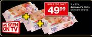 Johnson's Baby Skincare Wipes-3x80's