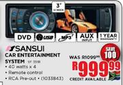 Sansui Car Entertainment System