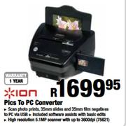 Ion Pics To PC Converter