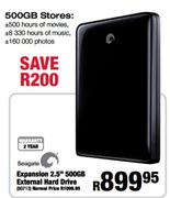 Seagate Expansion 2.5" 500GB External Hard Drive