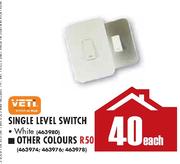 Veti Single Level Switch Other Colours-Each