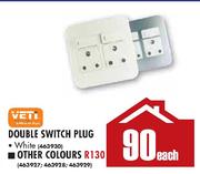 Veti Double Switch Plug Other Colours-Each