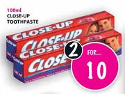 Close-Up Toothpaste-2x100ml
