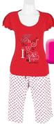 Jockey Printed Knit Capri-Size (5-XL)