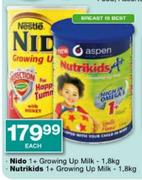 Nutrikids 1+ Growing Up Milk-1.8kg