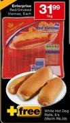 Enterprise Red/Smoked Viennas-1kg Each