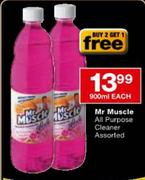 Mr Muscle All Purpose Cleaner Assorted-900ml Each
