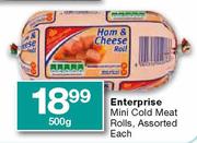 Enterprise Mini Cold Meat Rolls Assorted-500g Each