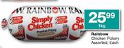 Rainbow Chicken Polony Assorted-1 kg Each