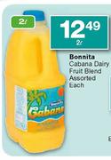 Bonnita Cabana Dairy Fruit Blend Assorted-2L